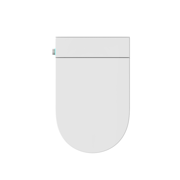 INTER CERAMIC PAMETNI WC SET VISEĆA PAMETNA WC ŠKOLJKA BEZ RUBA S WC DASKOM 59,3X38X43,3CM PORCULAN/DUROPLAST BIJELA 2/1 - Slika 16